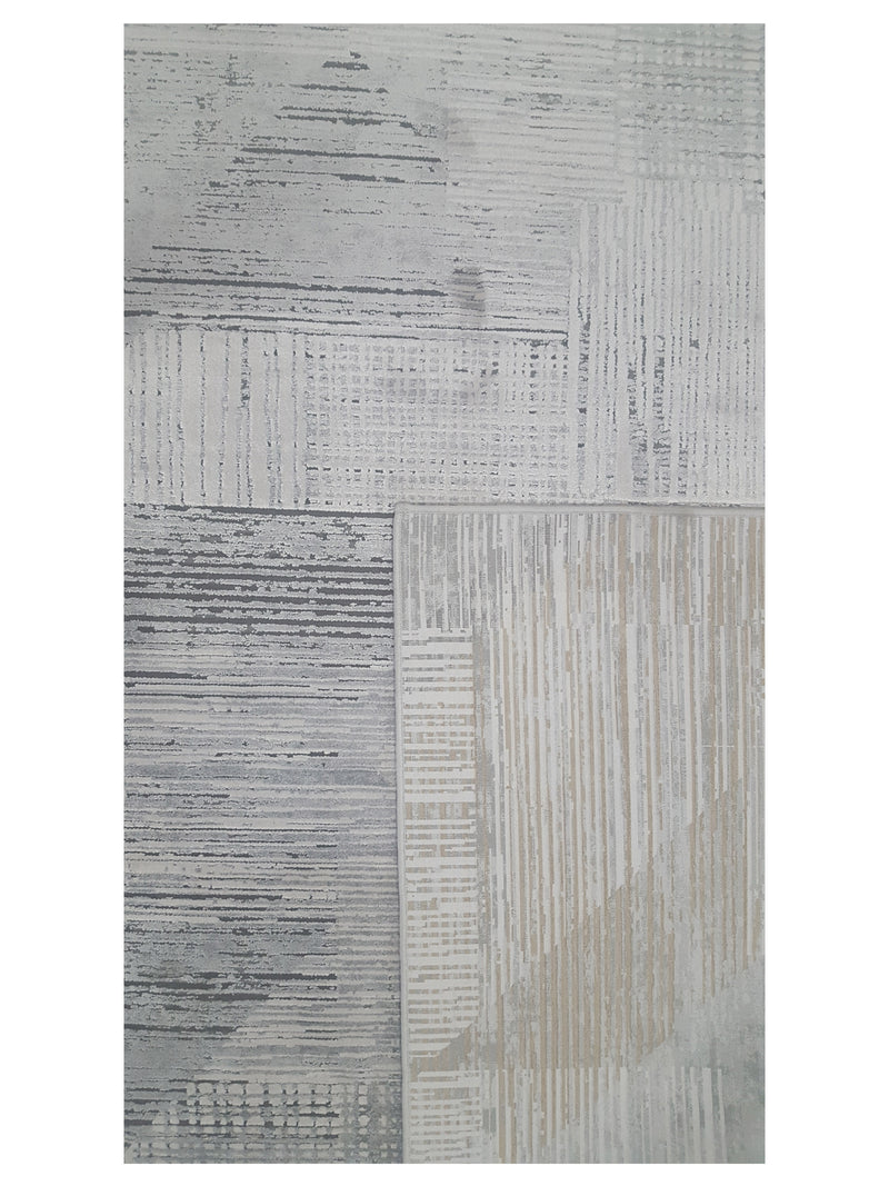Pacific Ibiza 73215 Grey Lt.Grey Modern Power Loom Rug