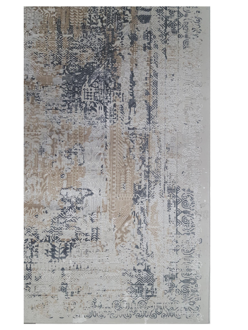 Pacific Ibiza 73217 Beige Beige Modern Power Loom Rug