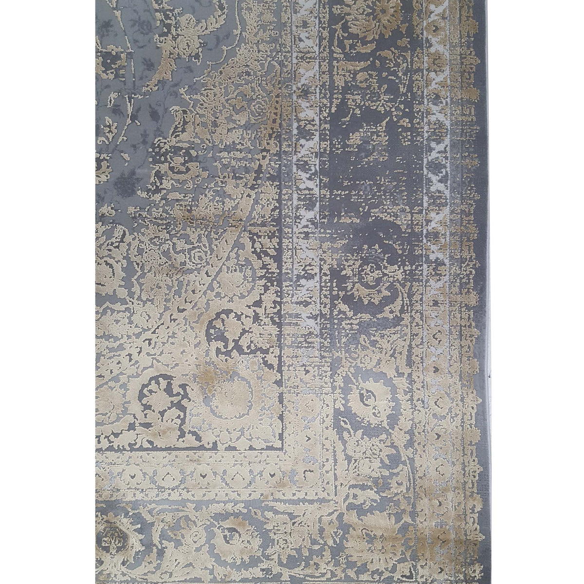 Pacific Ibiza 73250 Grey Gold Modern Power Loom Rug