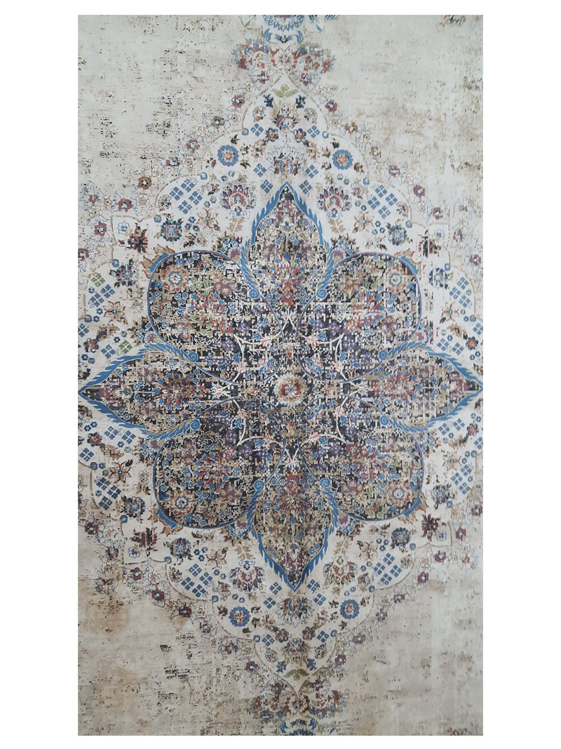 Pacific Ibiza 73254 Beige Multi Modern Power Loom Rug