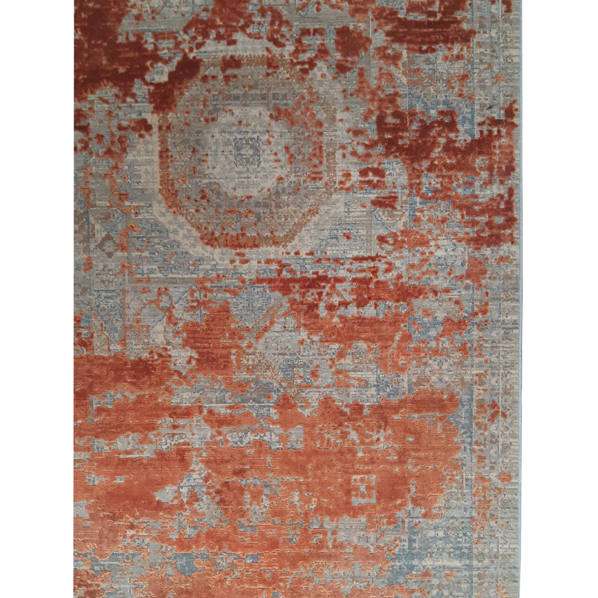 Pacific Ibiza 73267 Orange Beige Modern Power Loom Rug
