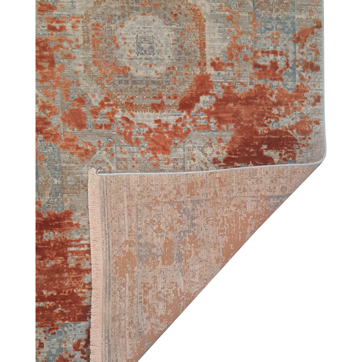 Pacific Ibiza 73267 Orange Beige Modern Power Loom Rug