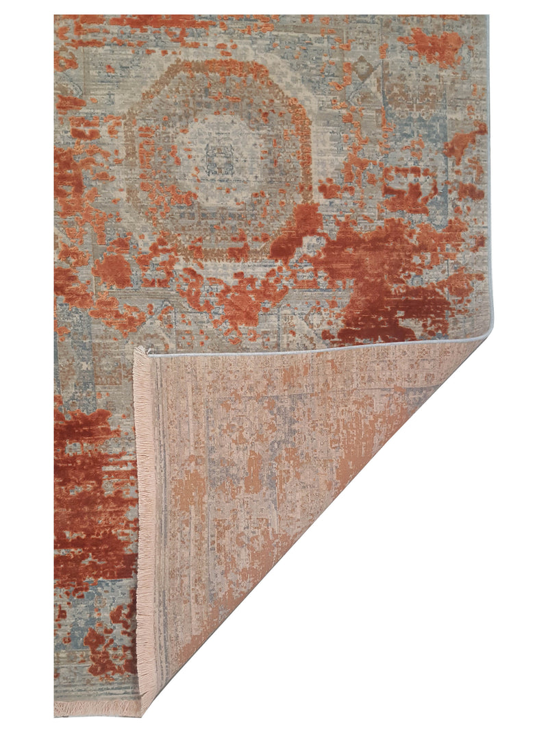 Pacific Ibiza 73267 Orange Beige Modern Power Loom Rug