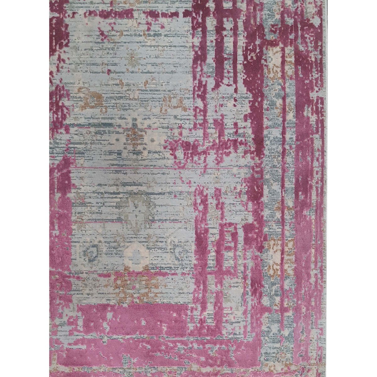 Pacific Ibiza 73270 Pomegrand Beige Modern Power Loom Rug