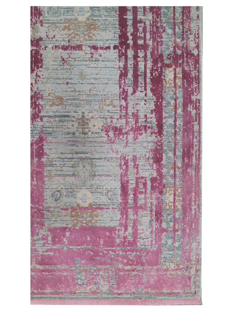 Pacific Ibiza 73270 Pomegrand Beige Modern Power Loom Rug