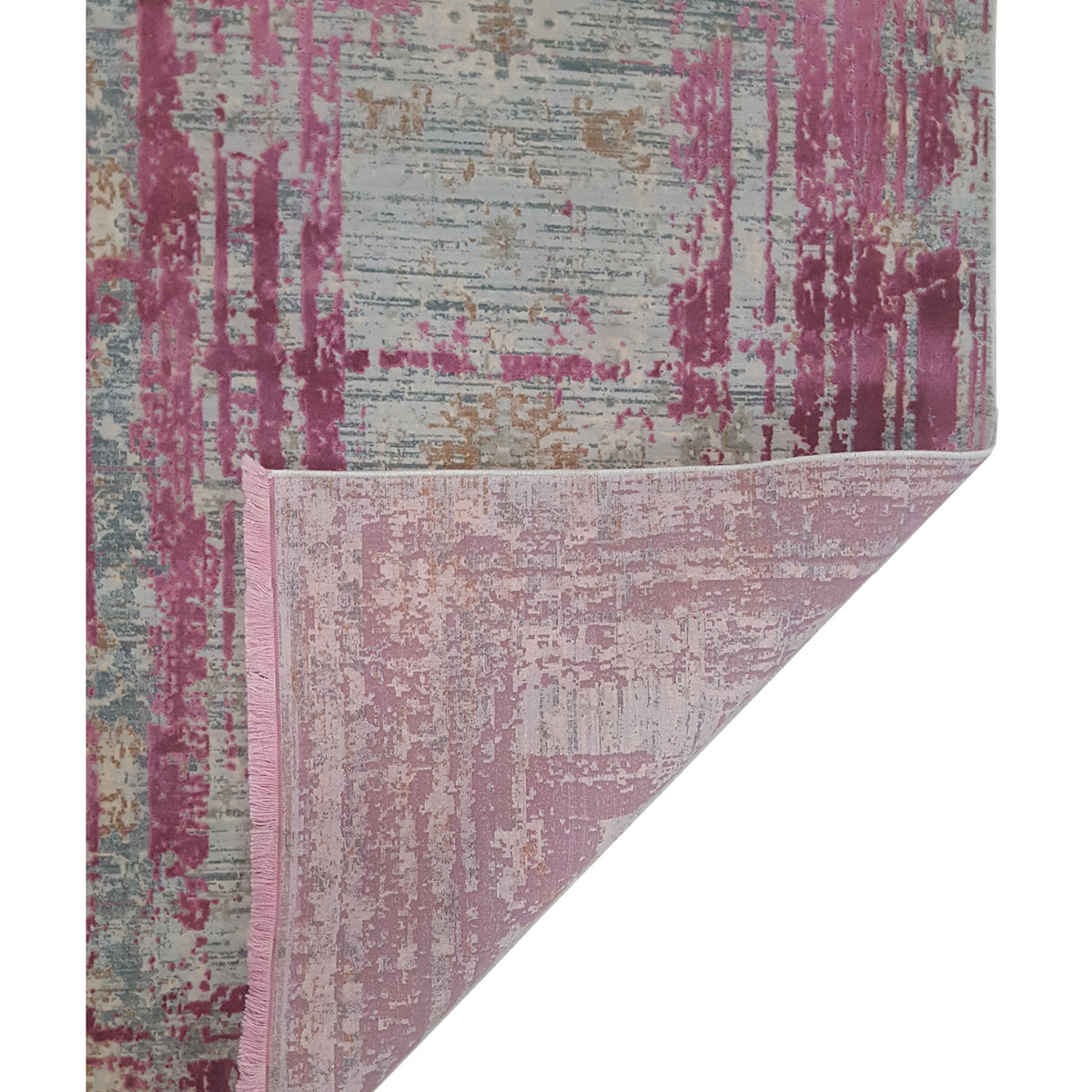 Pacific Ibiza 73270 Pomegrand Beige Modern Power Loom Rug