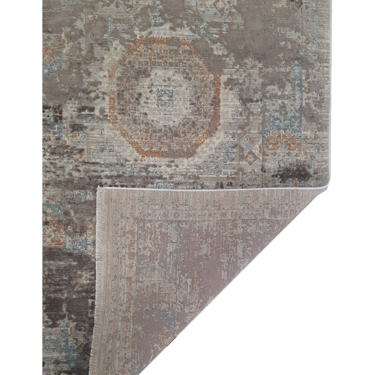 Pacific Ibiza 73271 Beige Brown Modern Power Loom Rug