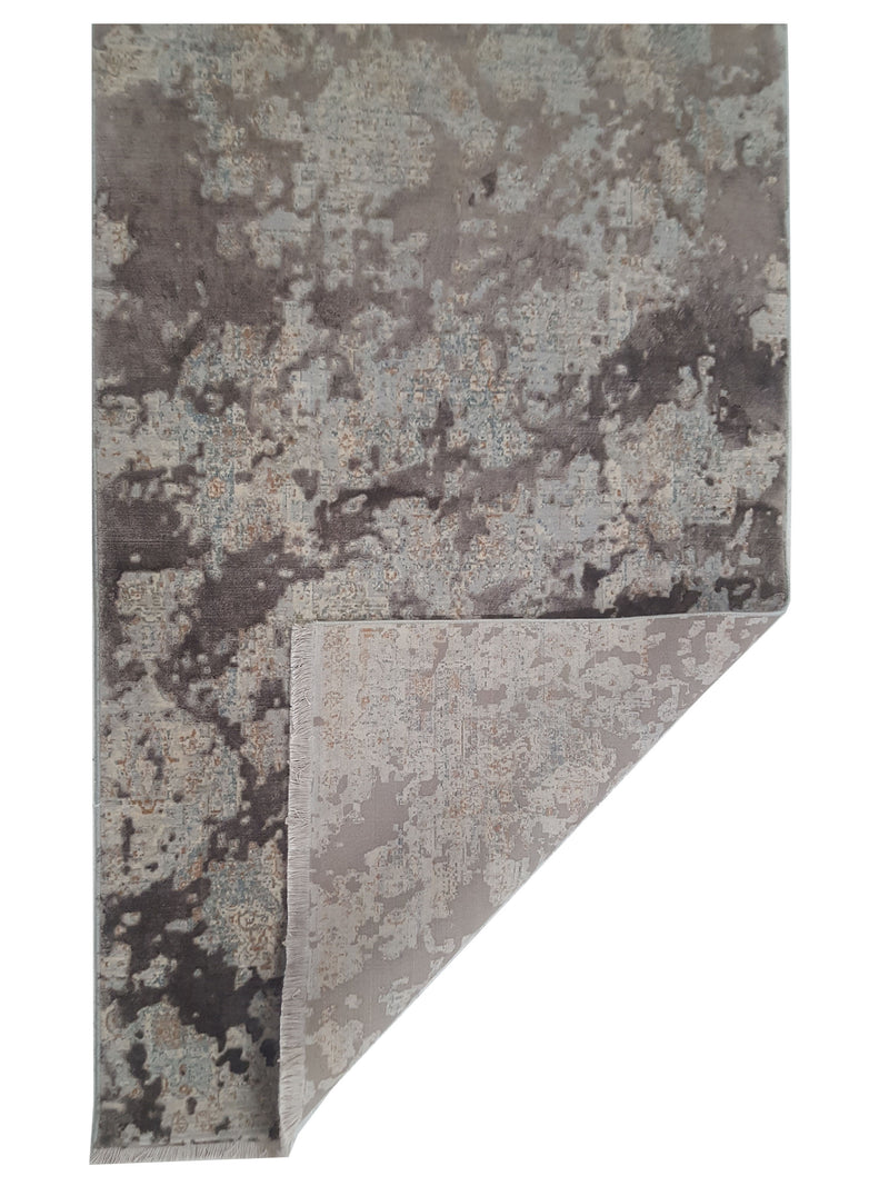 Pacific Ibiza 73276 Sage Brown Modern Power Loom Rug