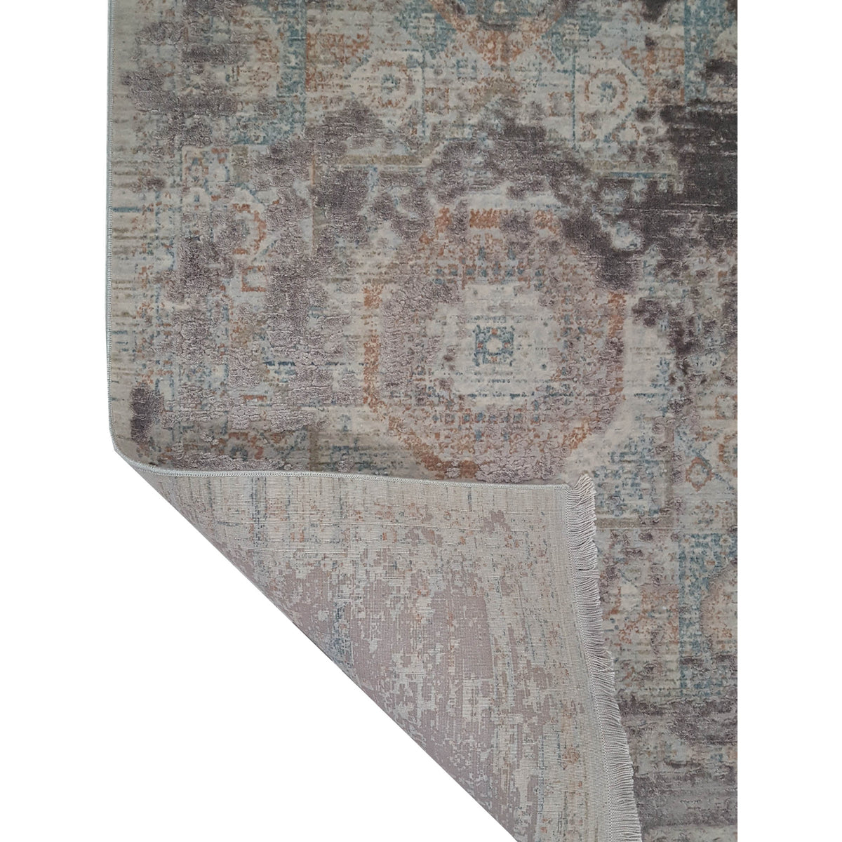 Pacific Ibiza 73284 Purple Grey Modern Power Loom Rug