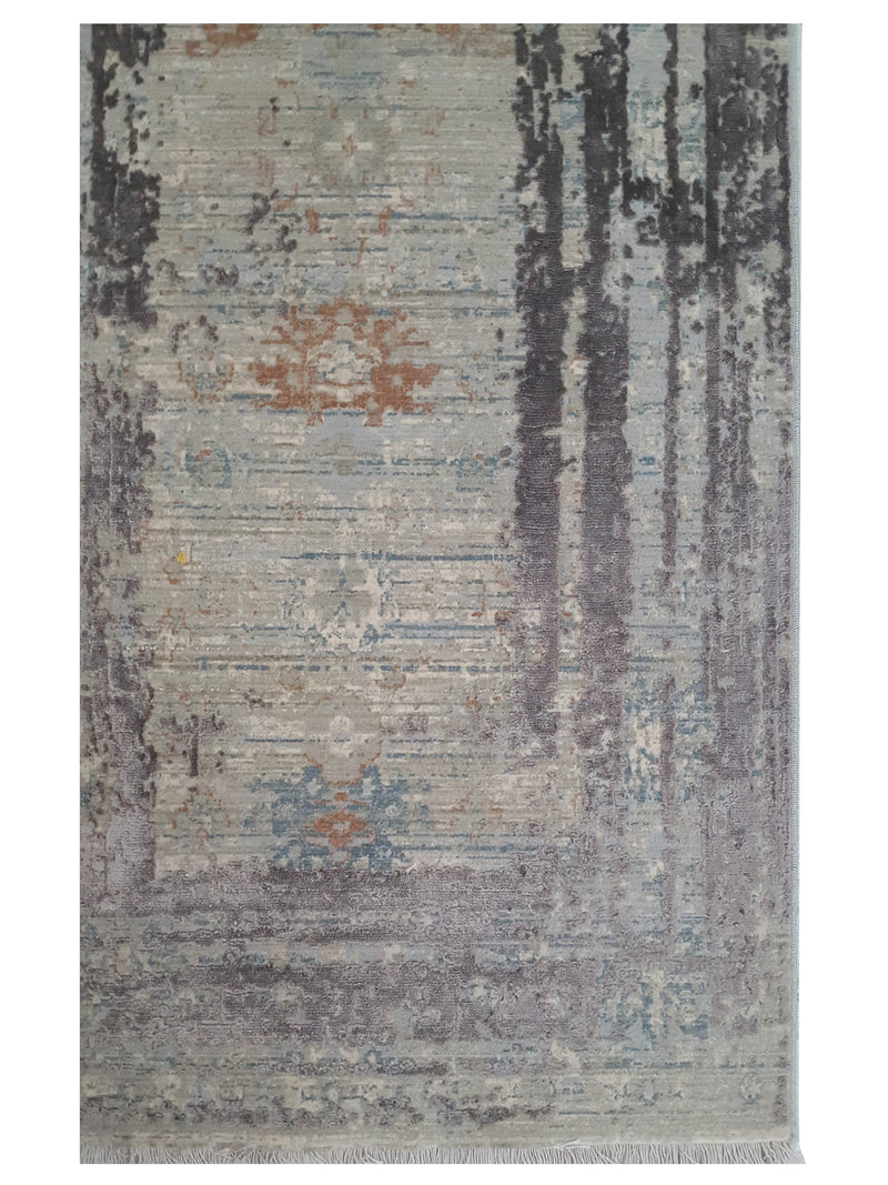 Pacific Ibiza 73288 Ivory Grey Modern Power Loom Rug