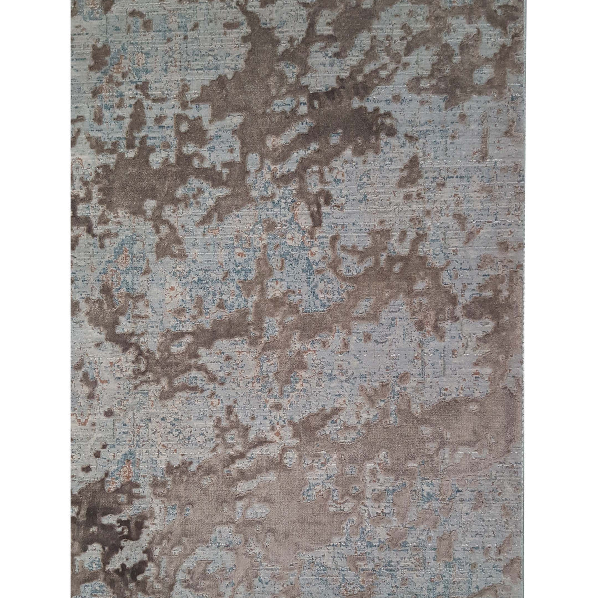 Pacific Ibiza 73289 Ivory Brown Modern Power Loom Rug