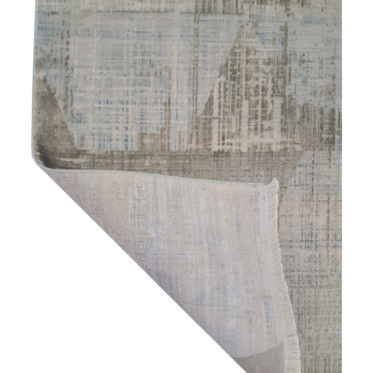 Pacific Ibiza 73290 Grey Blue Modern Power Loom Rug