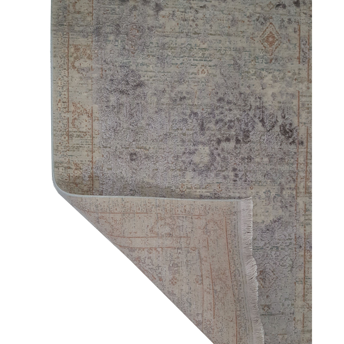 Pacific Ibiza 73291 Purple Grey Modern Power Loom Rug