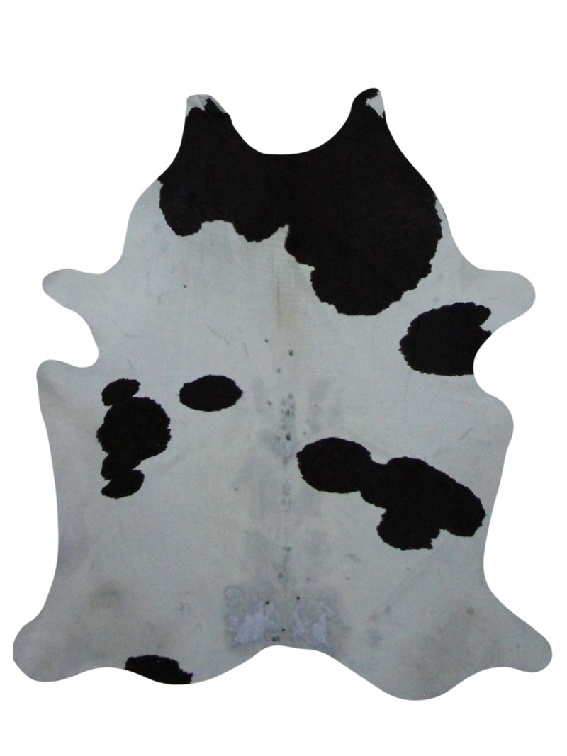 Aura Cowhide  Ivory Black Cowhide