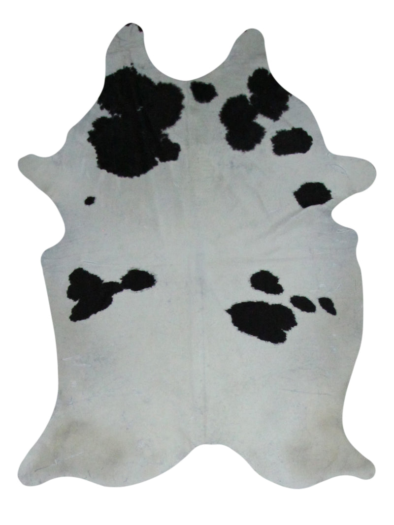 Aura Cowhide  Ivory Black Cowhide