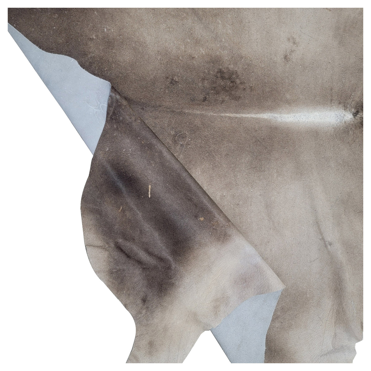Aura Cowhide 73341 Grey Ivory Cowhide Cowhide Rug
