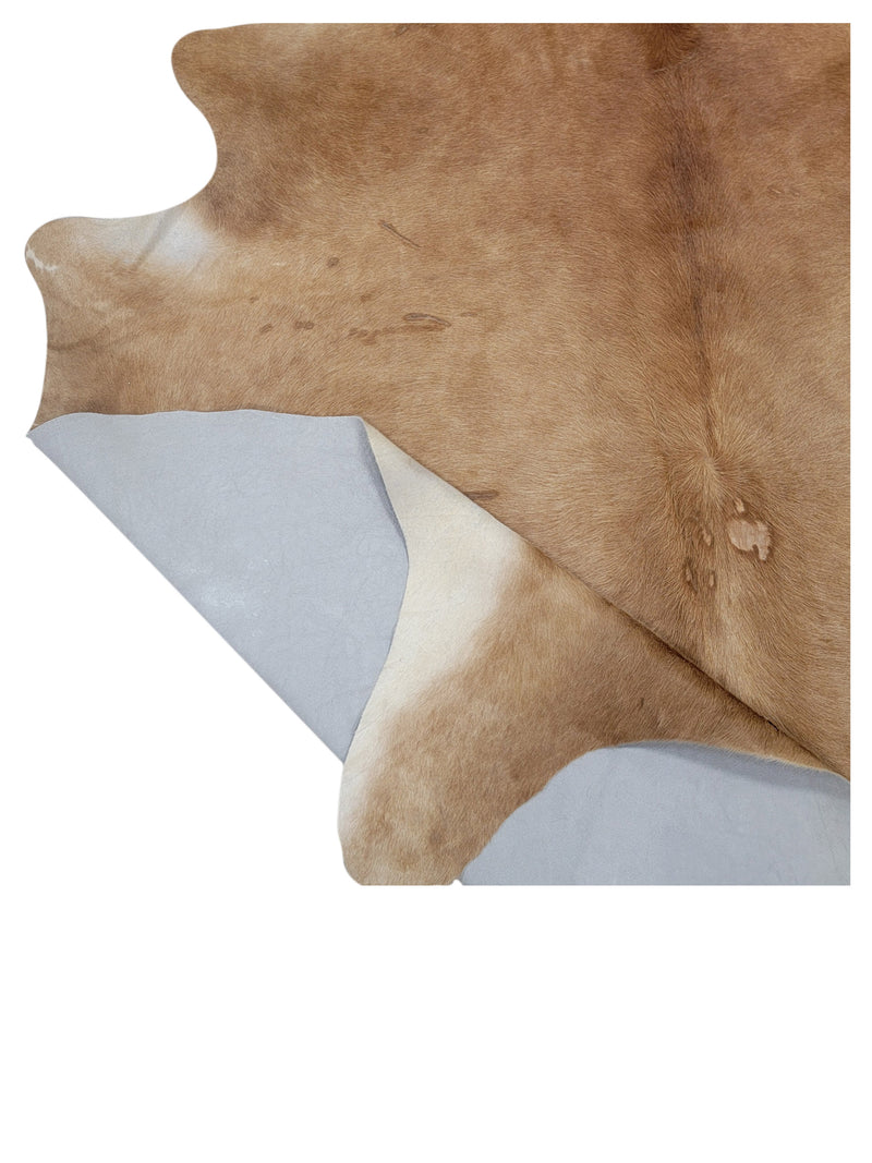 Aura Cowhide 73348 Camel Ivory Cowhide Cowhide Rug