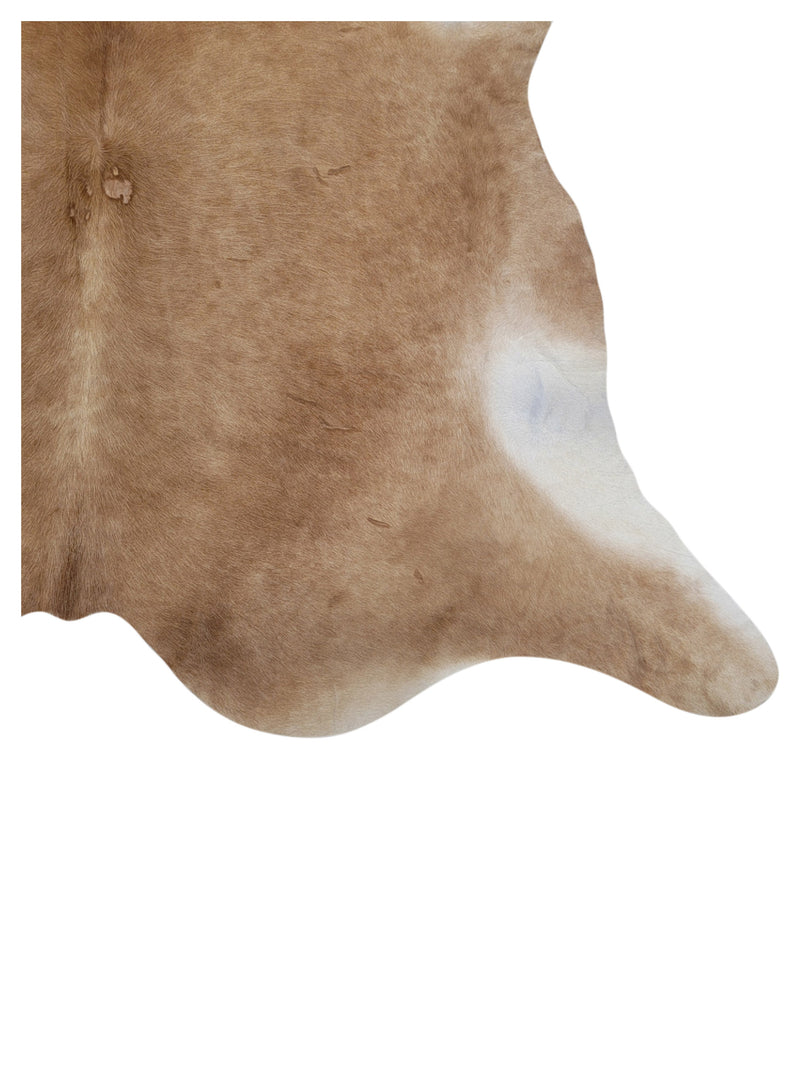 Aura Cowhide 73348 Camel Ivory Cowhide Cowhide Rug