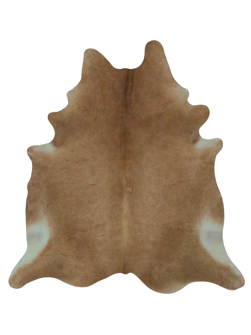 Aura Cowhide 73348 Camel Ivory Cowhide Cowhide Rug