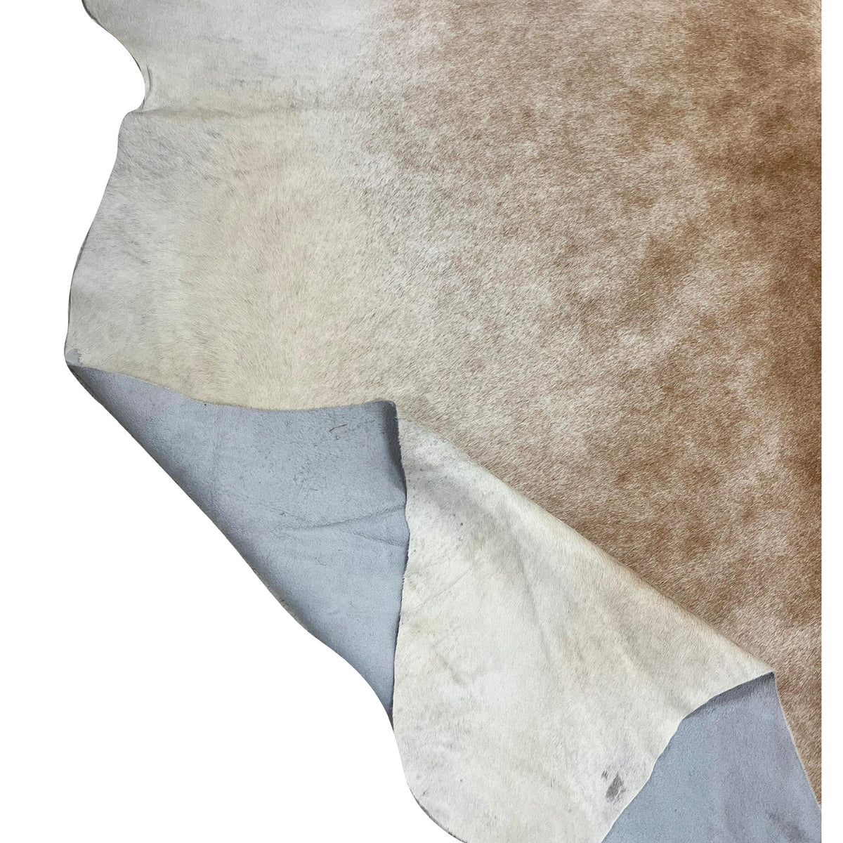 Aura Cowhide 73352 Ivory Camel Cowhide Cowhide Rug