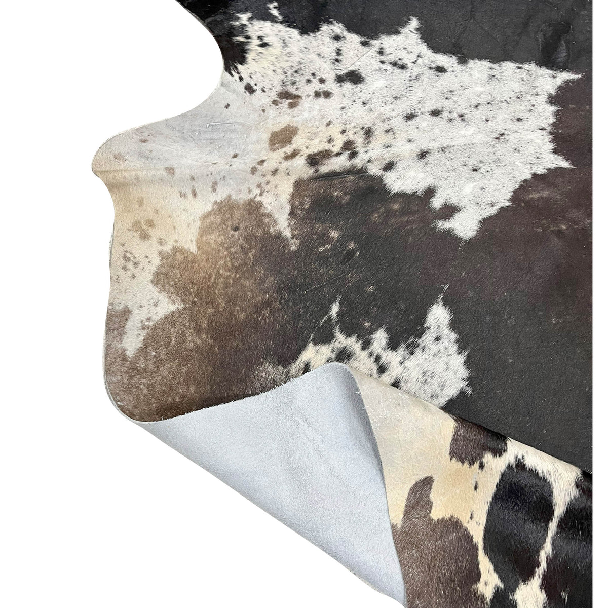 Aura Cowhide 73355 Black Grey Cowhide Cowhide Rug