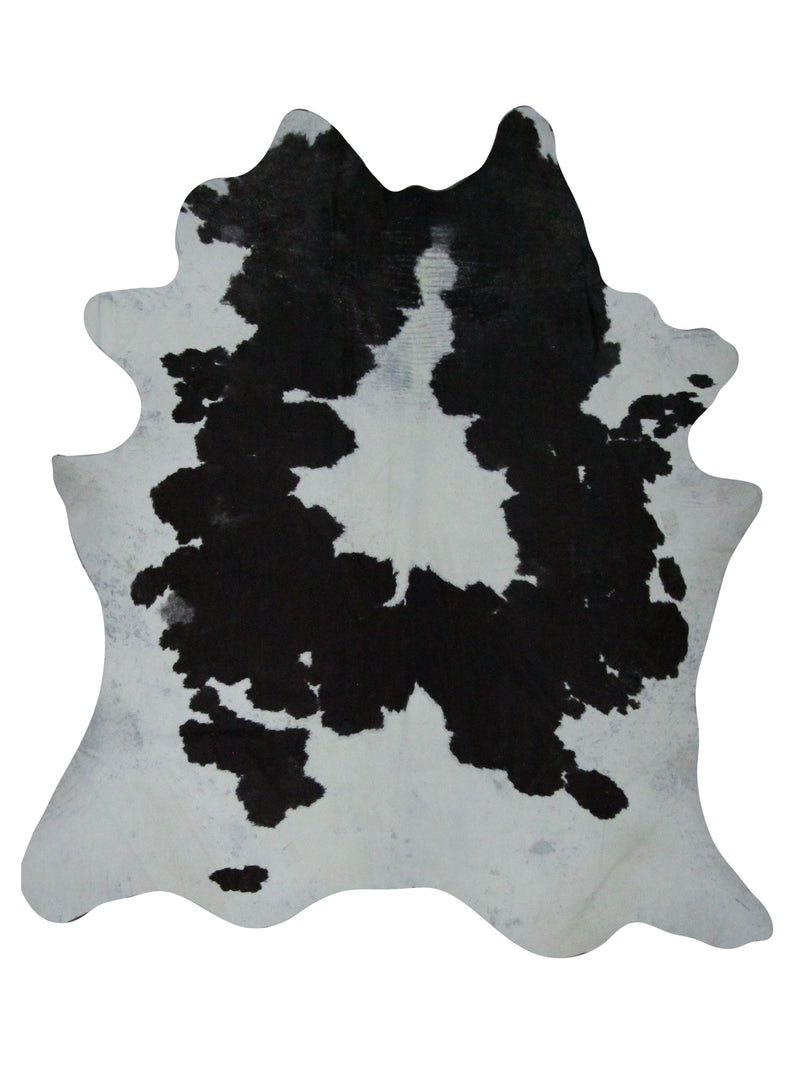 Aura Cowhide  Ivory Black Cowhide