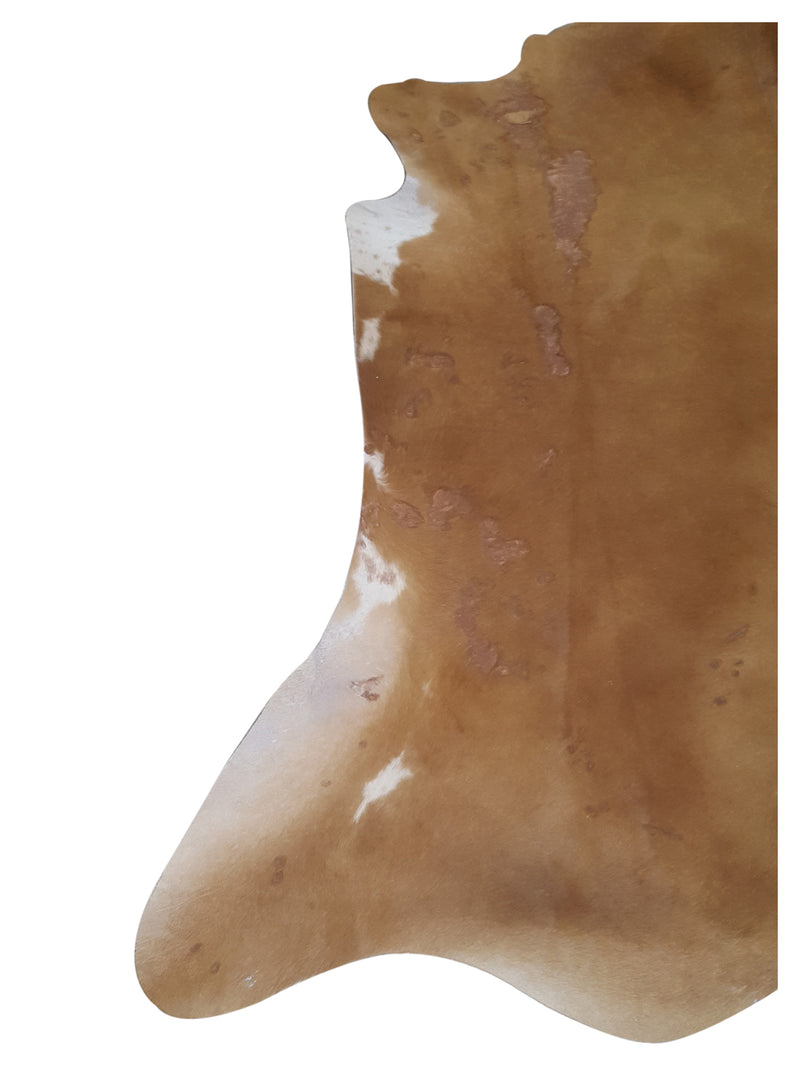 Aura Cowhide 73381 Camel Ivory Cowhide Cowhide Rug