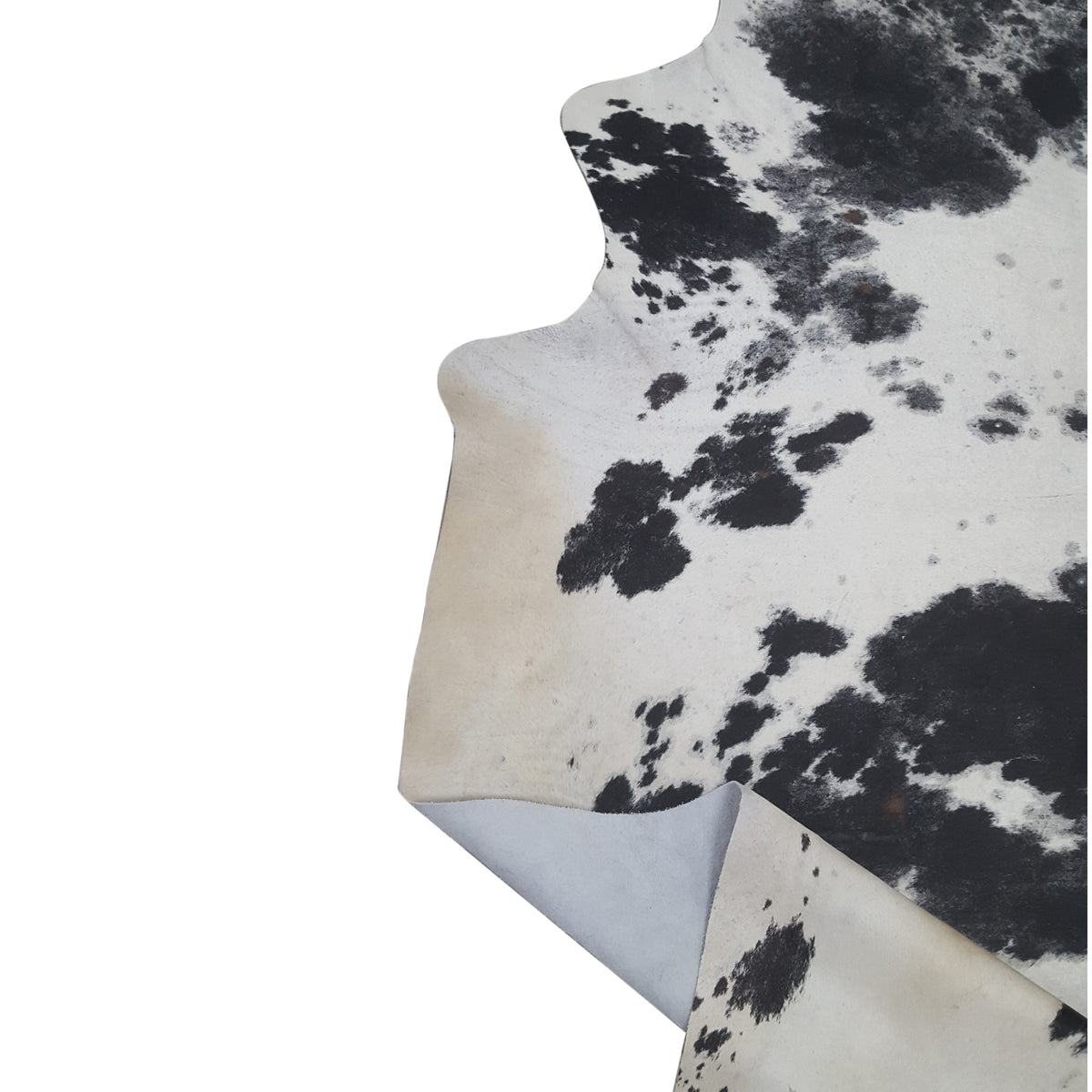 Aura Cowhide 73383 Espresso Ivory Cowhide Cowhide Rug