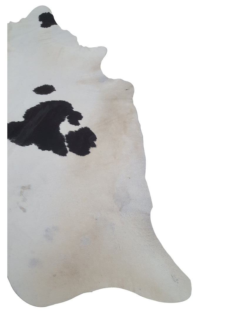 Aura Cowhide 73384 Ivory Espresso Cowhide Cowhide Rug