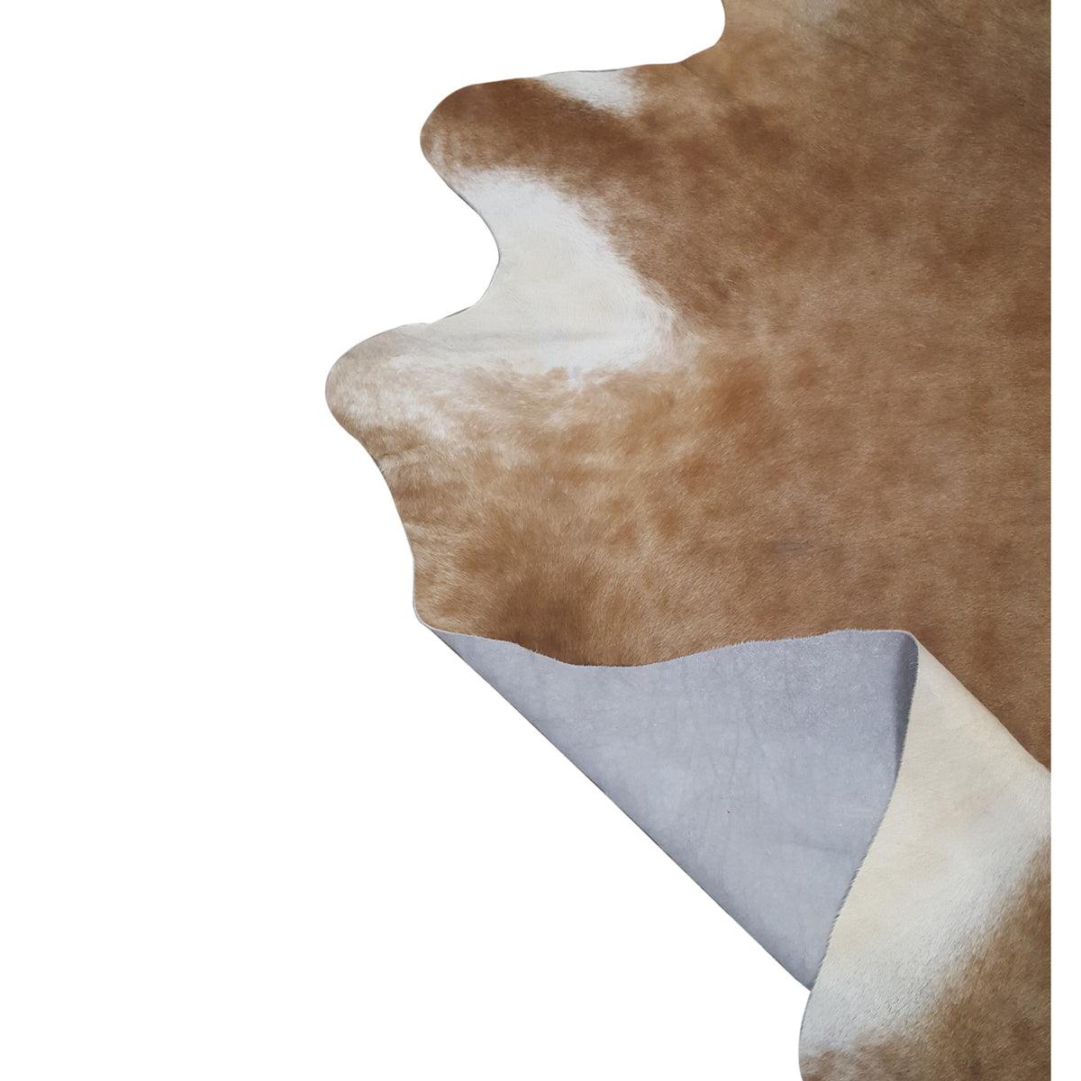 Aura Cowhide 73391 Camel Ivory Cowhide Cowhide Rug