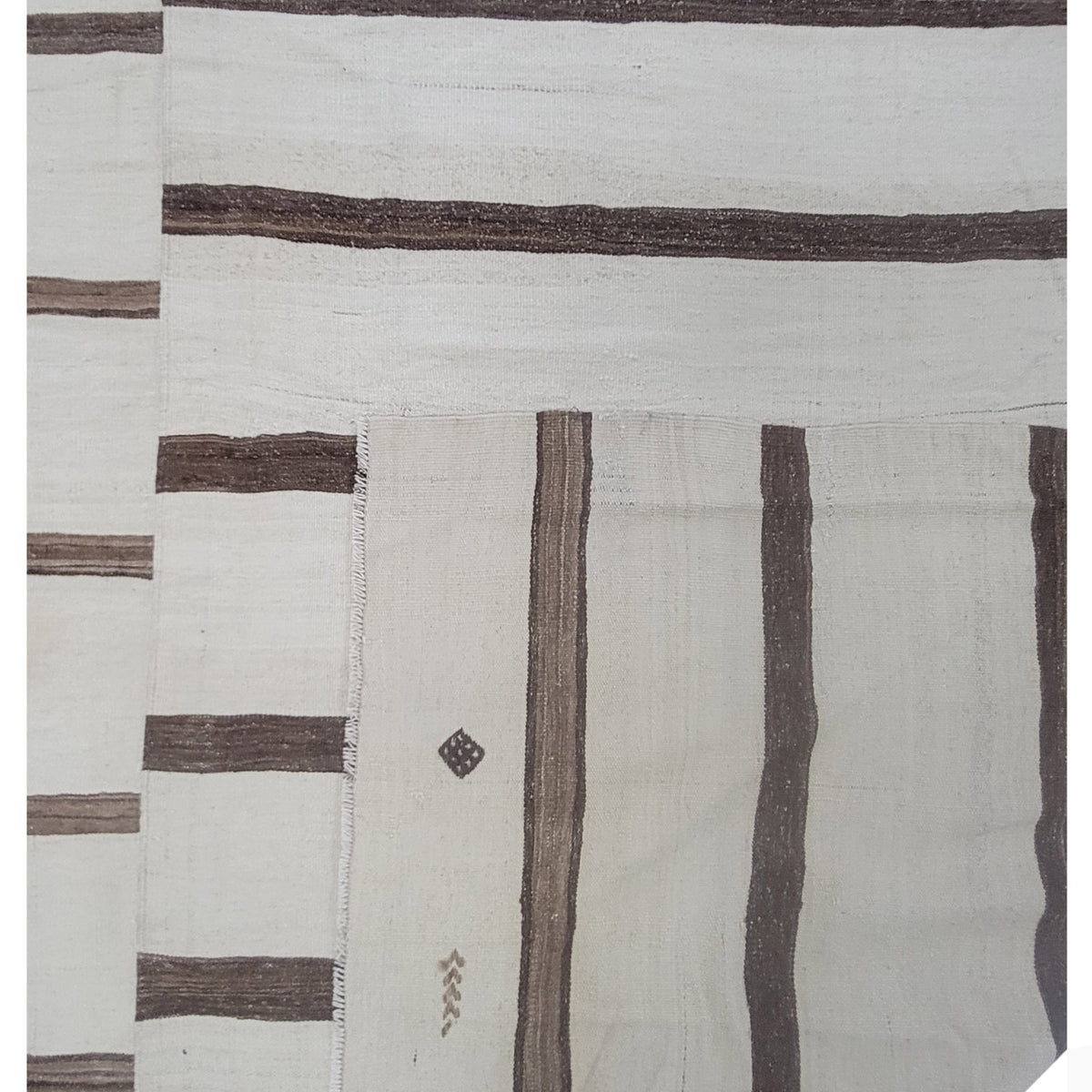 Pacific Vintage Kilim C-151 Beige Brown Transitional Hand Woven Rugs
