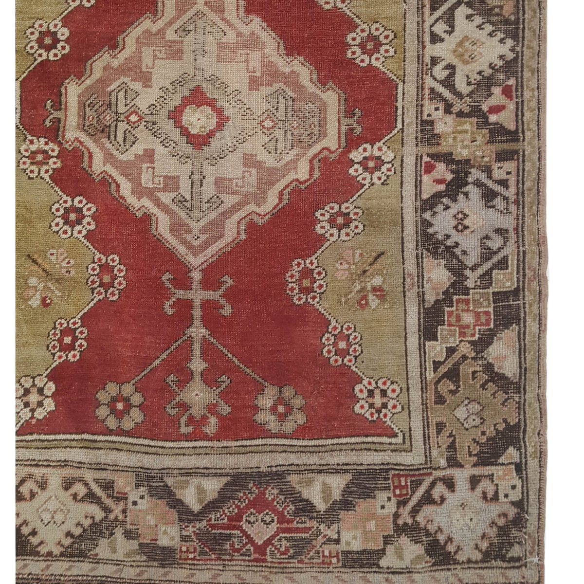 Pacific Anatolia 73532 Red Black Transitional Hand Knotted Rug
