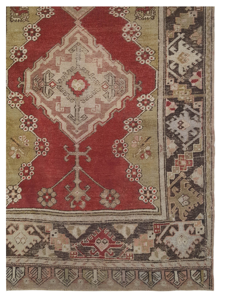 Pacific Anatolia 73532 Red Black Transitional Hand Knotted Rug