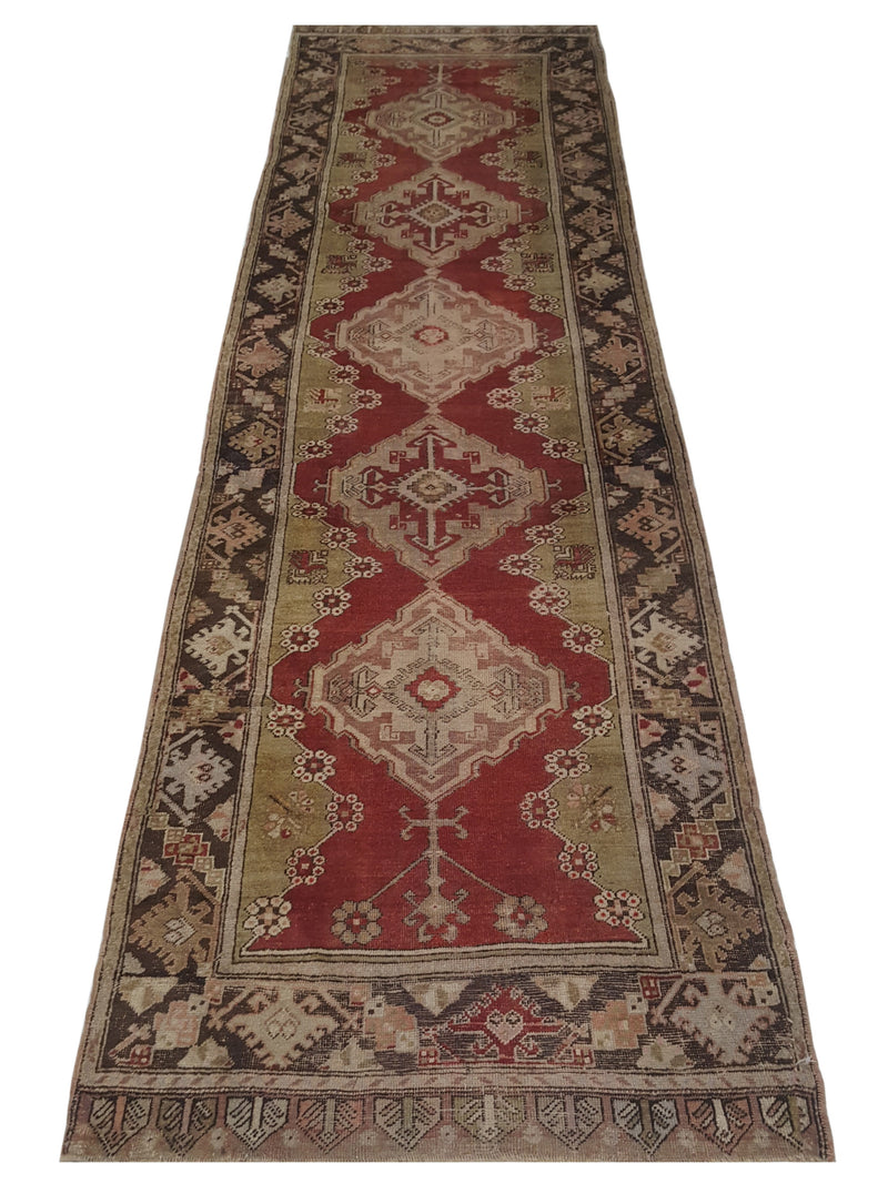 Pacific Anatolia 73532 Red Black Transitional Hand Knotted Rug