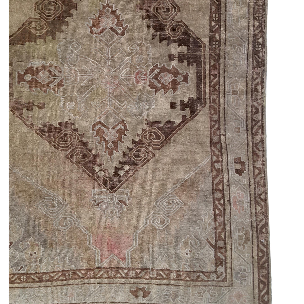 Pacific Anatolia 73533 Latte Mocha Transitional Hand Knotted Rug