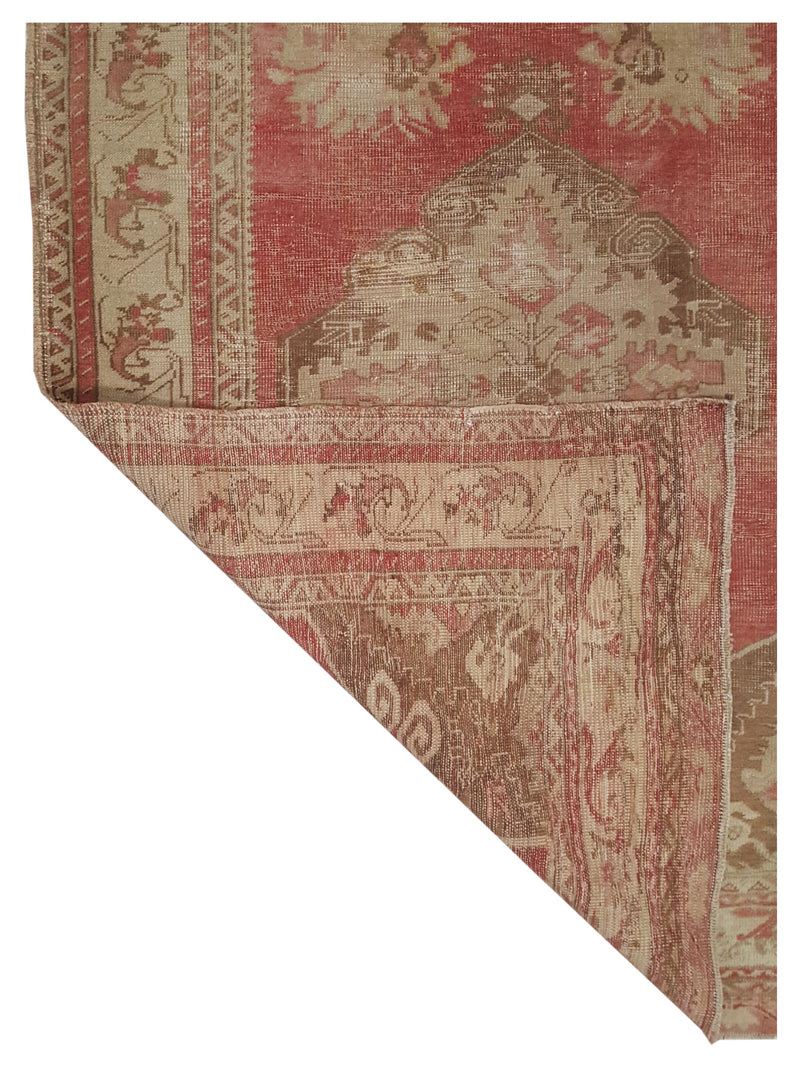 Pacific Anatolia 73534 Orange Beige Transitional Hand Knotted Rug