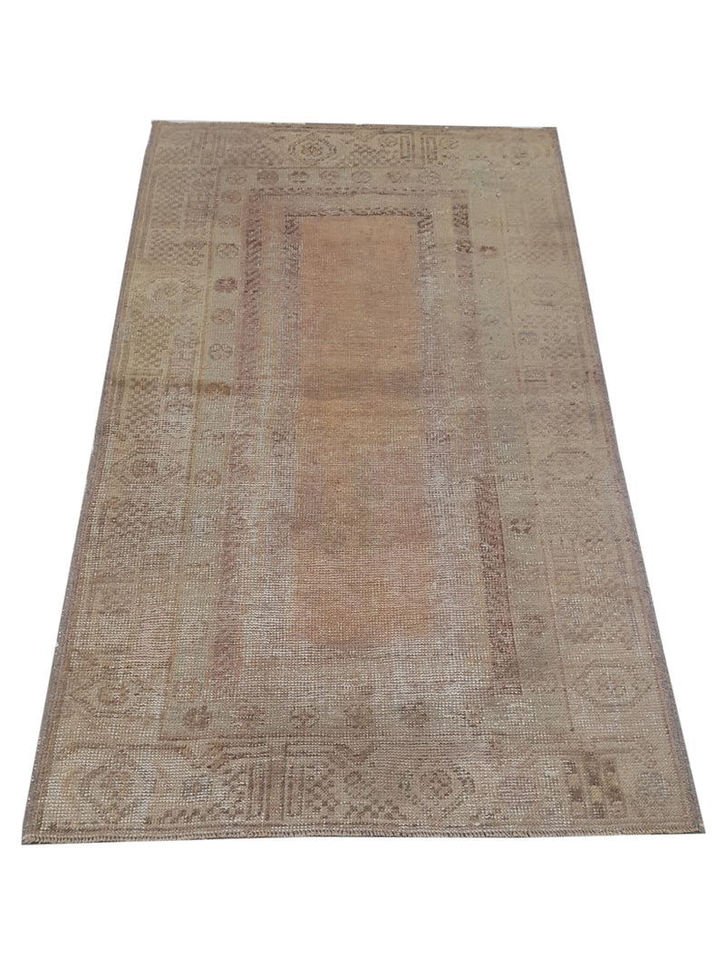 Pacific Anatolia 73535 Orange Grey Transitional Hand Knotted Rug