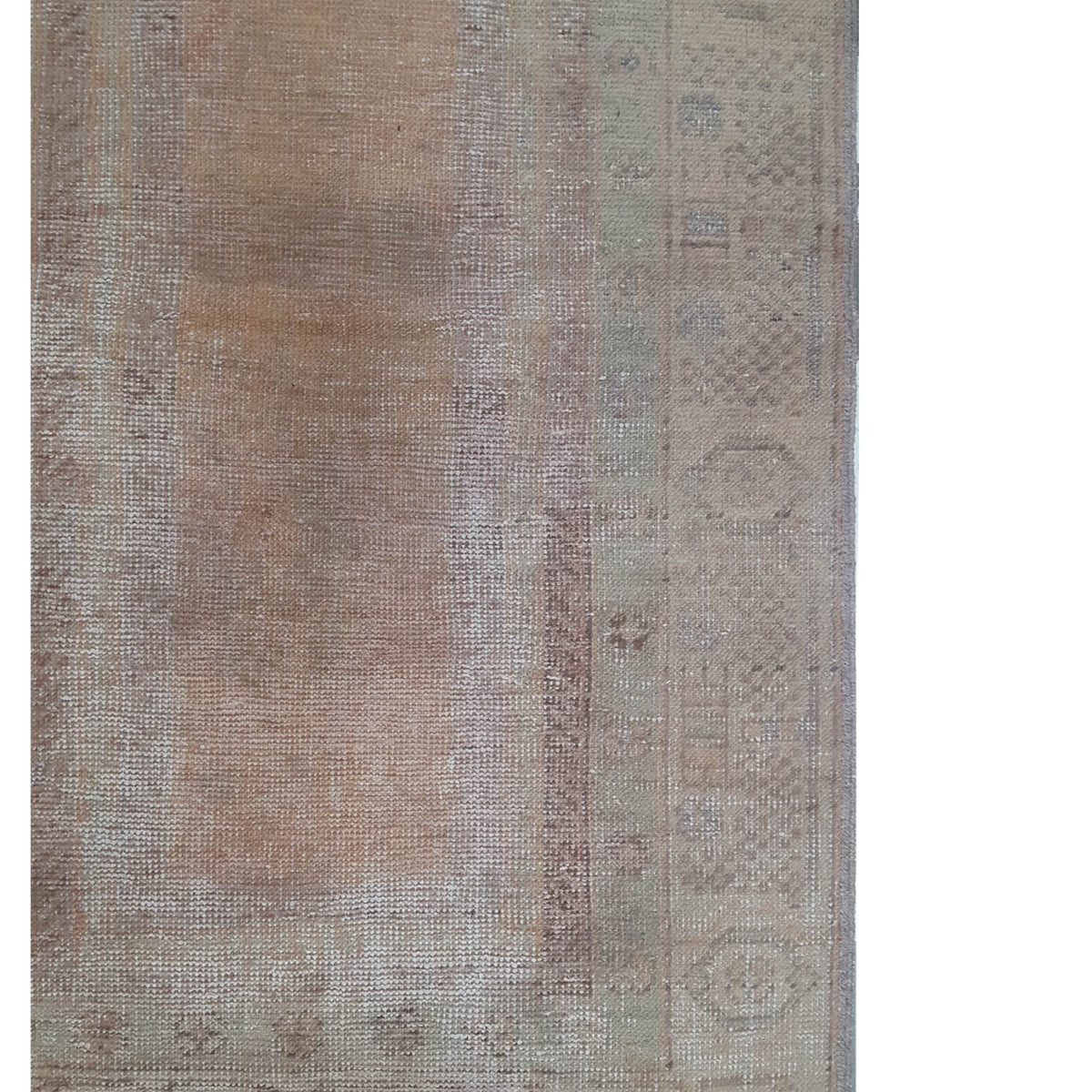 Pacific Anatolia 73535 Orange Grey Transitional Hand Knotted Rug