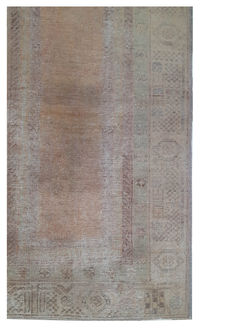 Pacific Anatolia 73535 Orange Grey Transitional Hand Knotted Rug