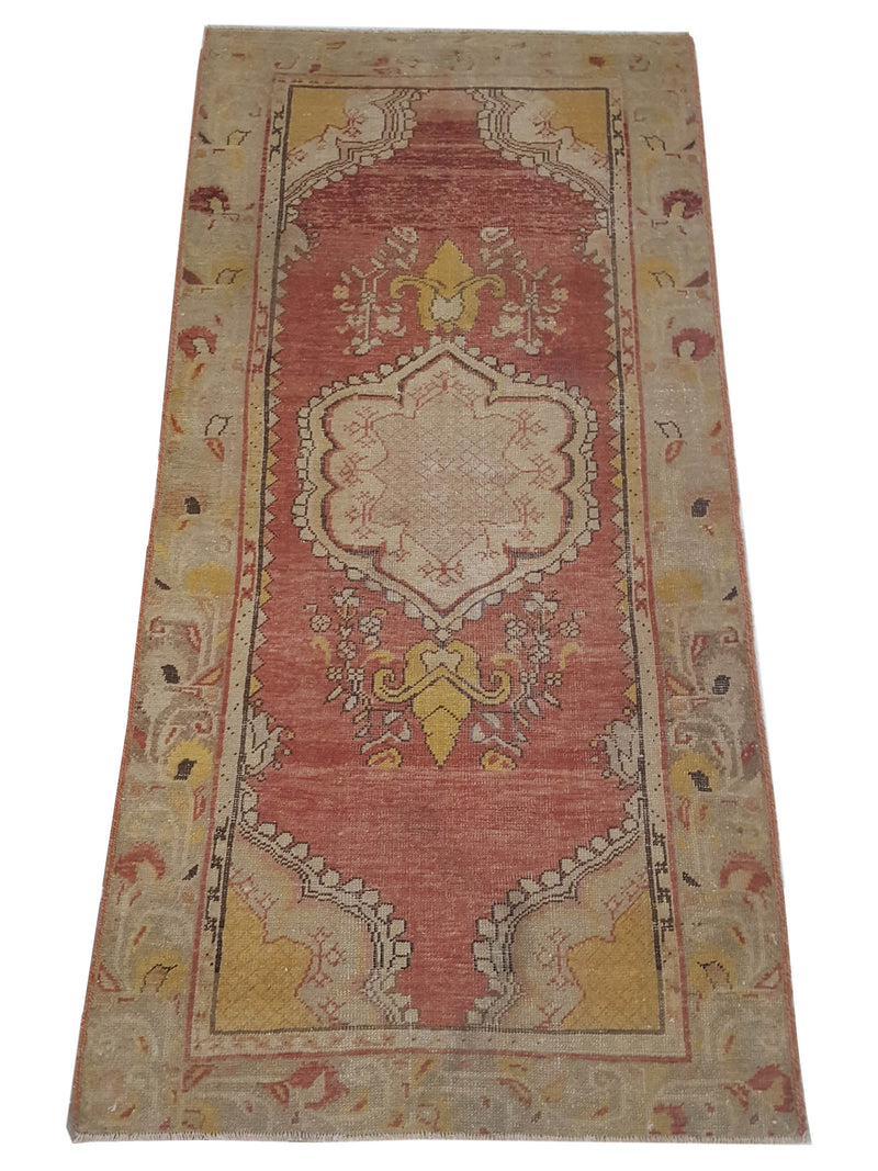 Pacific Anatolia 73536 Orange Gold Transitional Hand Knotted Rug