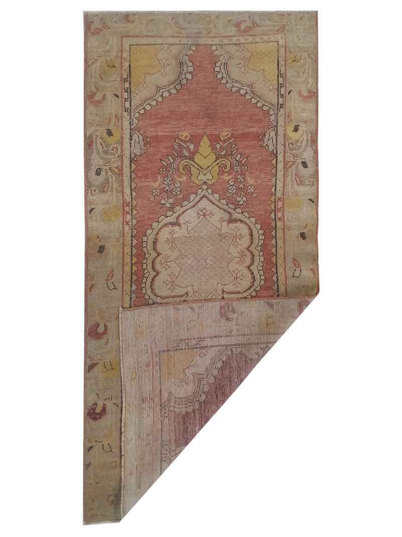 Pacific Anatolia 73536 Orange Gold Transitional Hand Knotted Rug