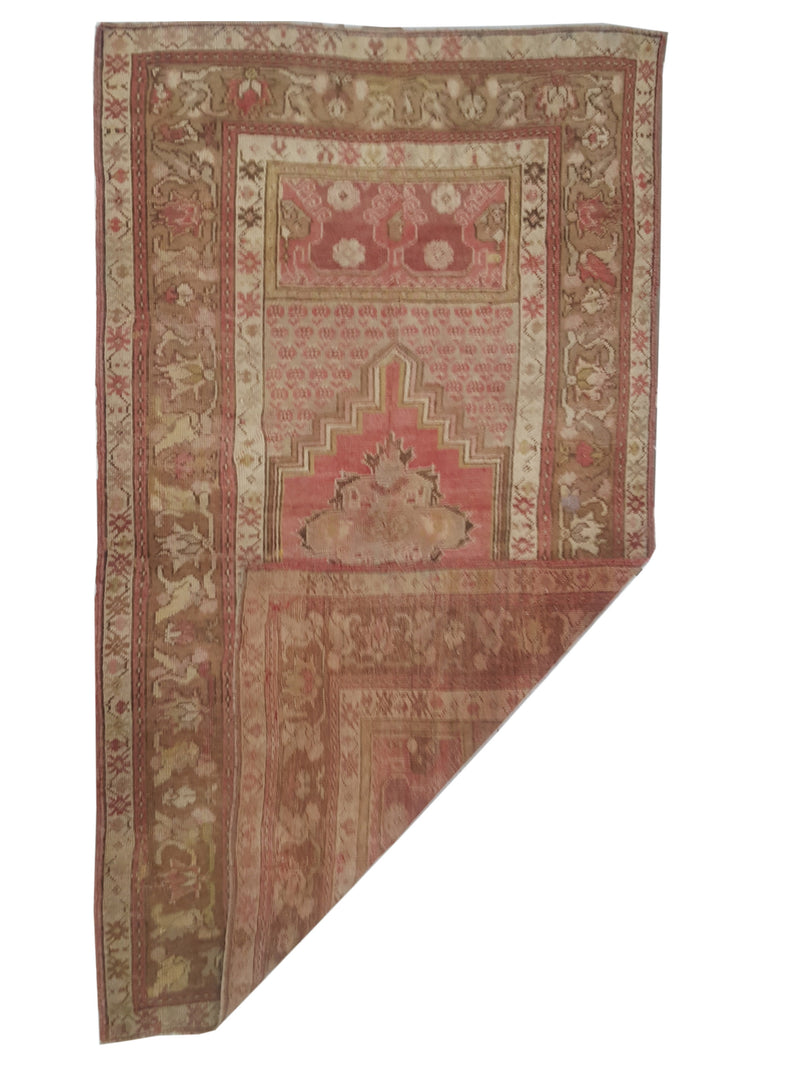 Pacific Anatolia 73537 Rust Camel Transitional Hand Knotted Rug