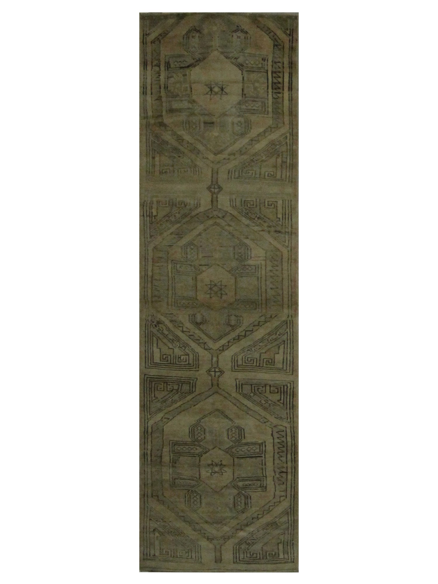 Pacific Anatolia 73540 Beige Mocha Transitional Hand Knotted Rug