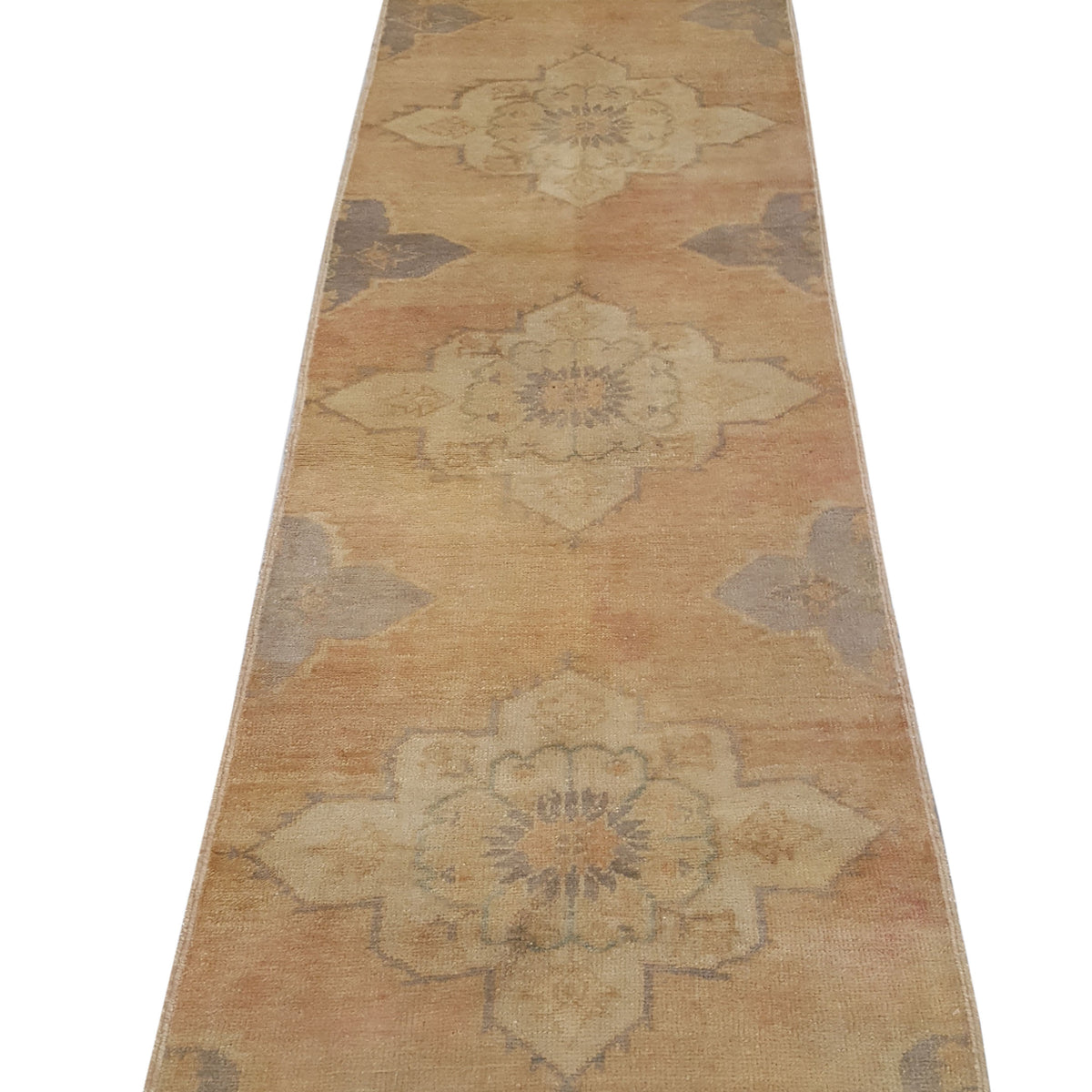 Pacific Anatolia 73541 Orange Gold Transitional Hand Knotted Rug