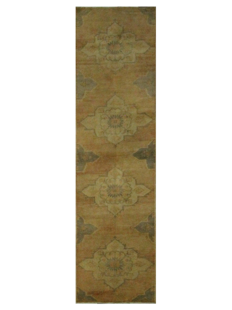 Pacific Anatolia 73541 Orange Gold Transitional Hand Knotted Rug