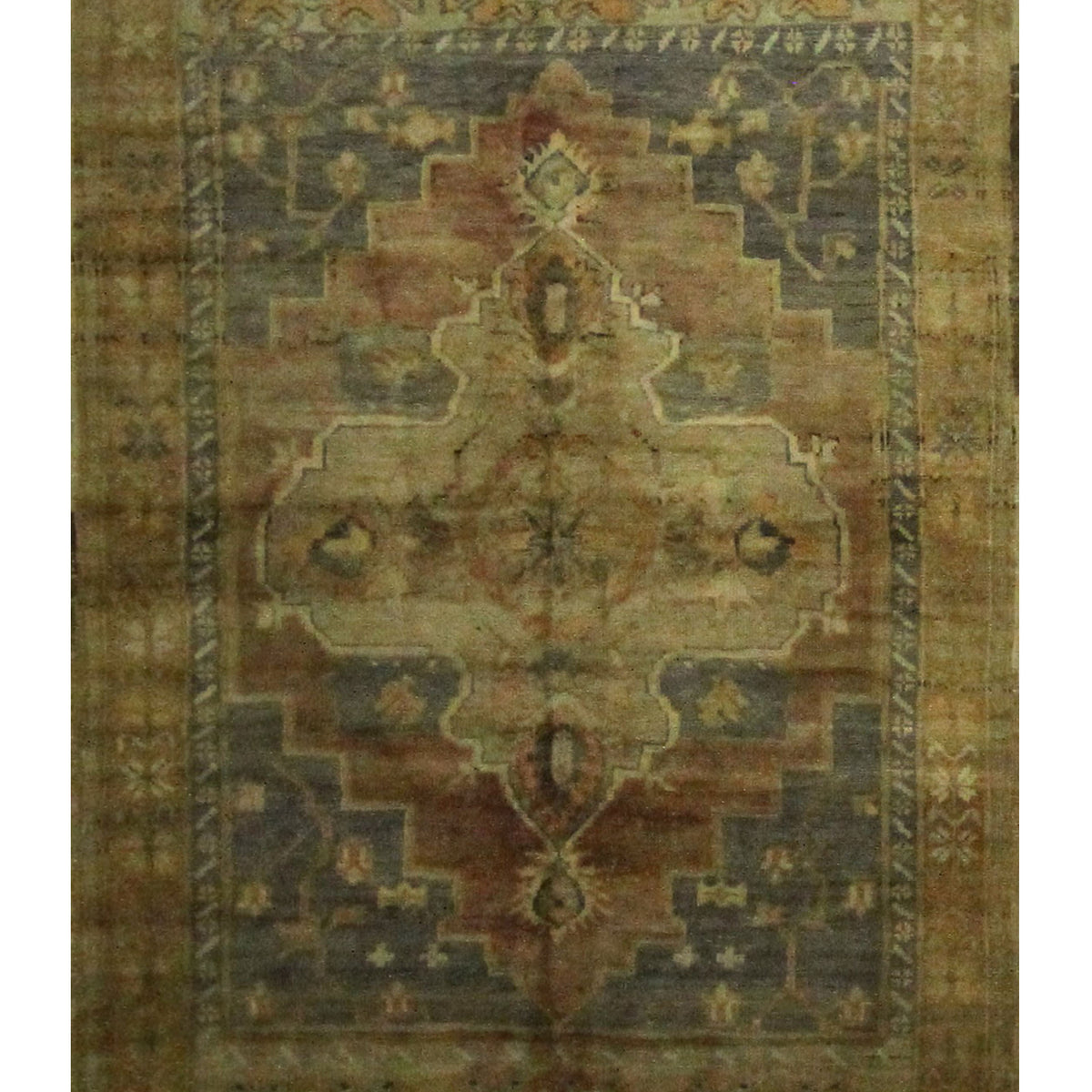 Pacific Anatolia 73544 Rust Gold Transitional Hand Knotted Rug
