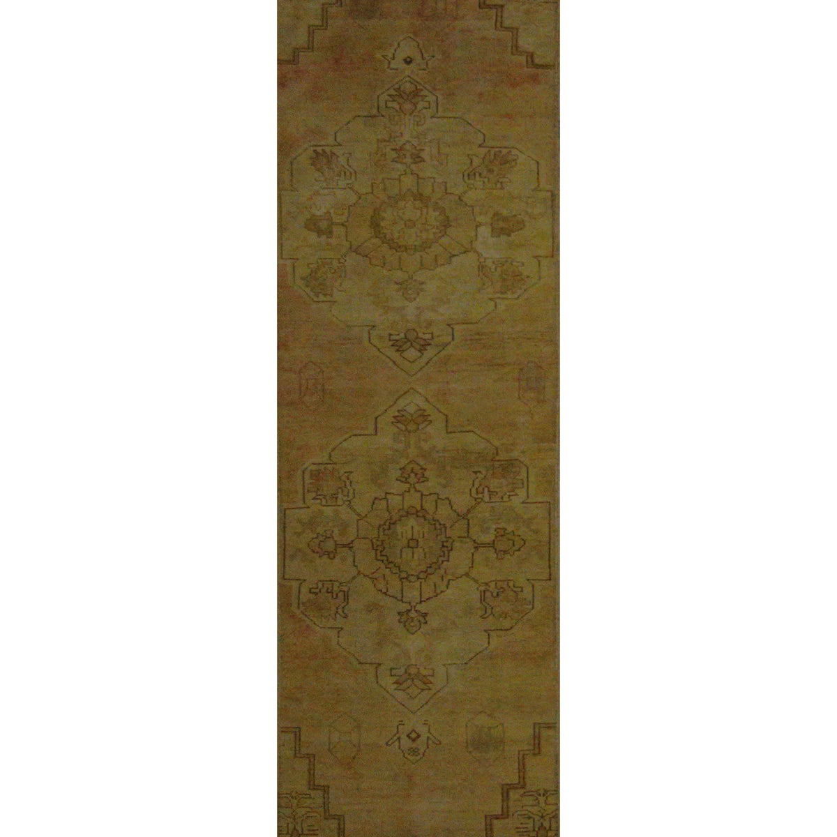 Pacific Anatolia 73548 Samen Beige Transitional Hand Knotted Rug