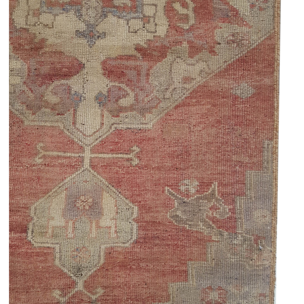 Pacific Anatolia 73549 Orange Beige Transitional Hand Knotted Rug