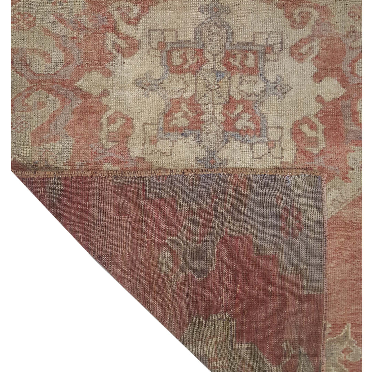 Pacific Anatolia 73549 Orange Beige Transitional Hand Knotted Rug