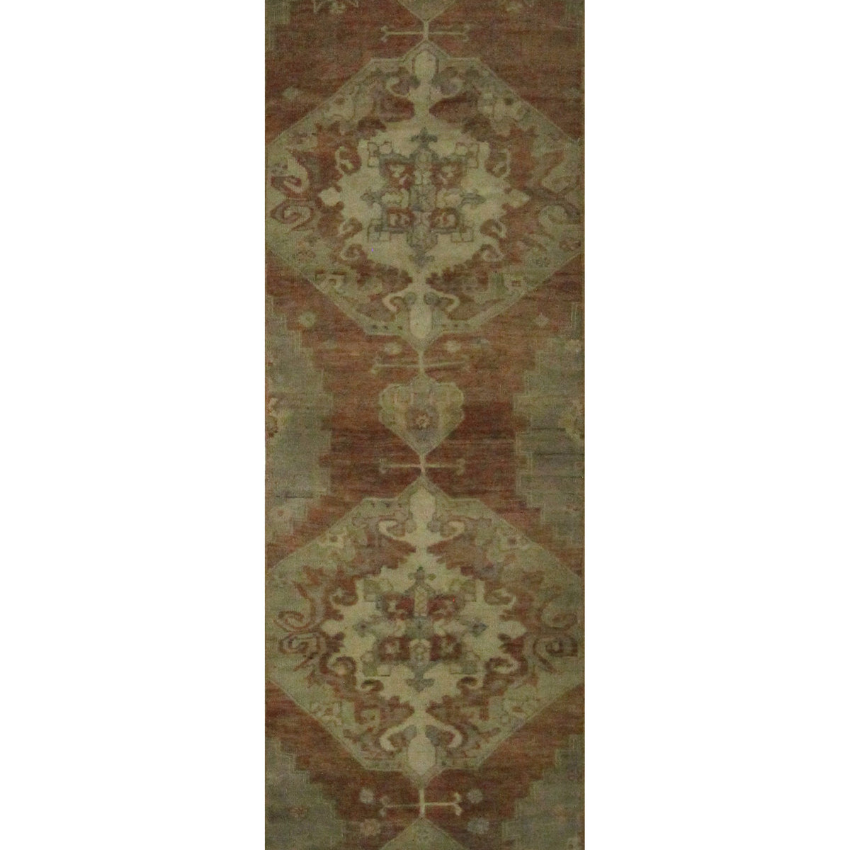 Pacific Anatolia 73549 Orange Beige Transitional Hand Knotted Rug